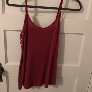 Urban Outfitters tank with cross cut outs